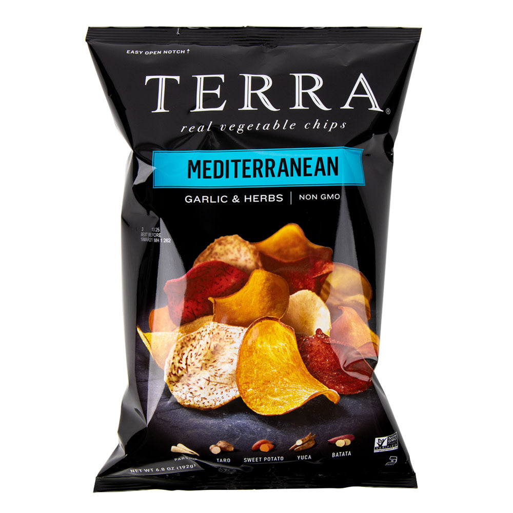 Wholesale Terra Chips Exotic Mediterranean Chips 6.8 Oz Bag-12ct Case Bulk