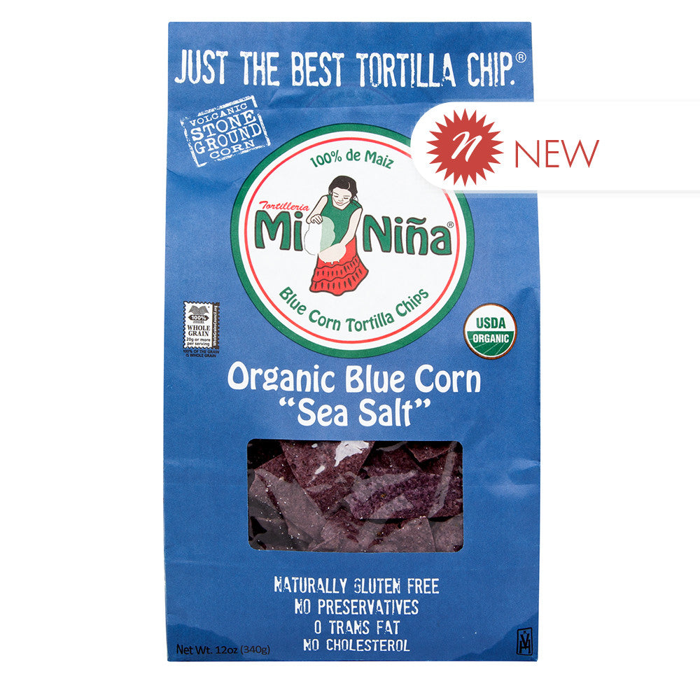 Wholesale Mini Nina - Blue Corn Tortilla Chips - 12Oz-9ct Case Bulk