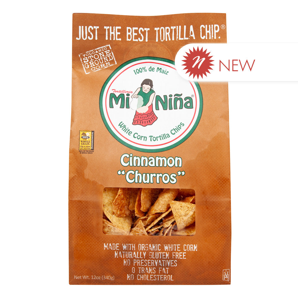 Wholesale Mini Nina - Cinnamon Churro Tortilla Chips - 12Oz- Bulk