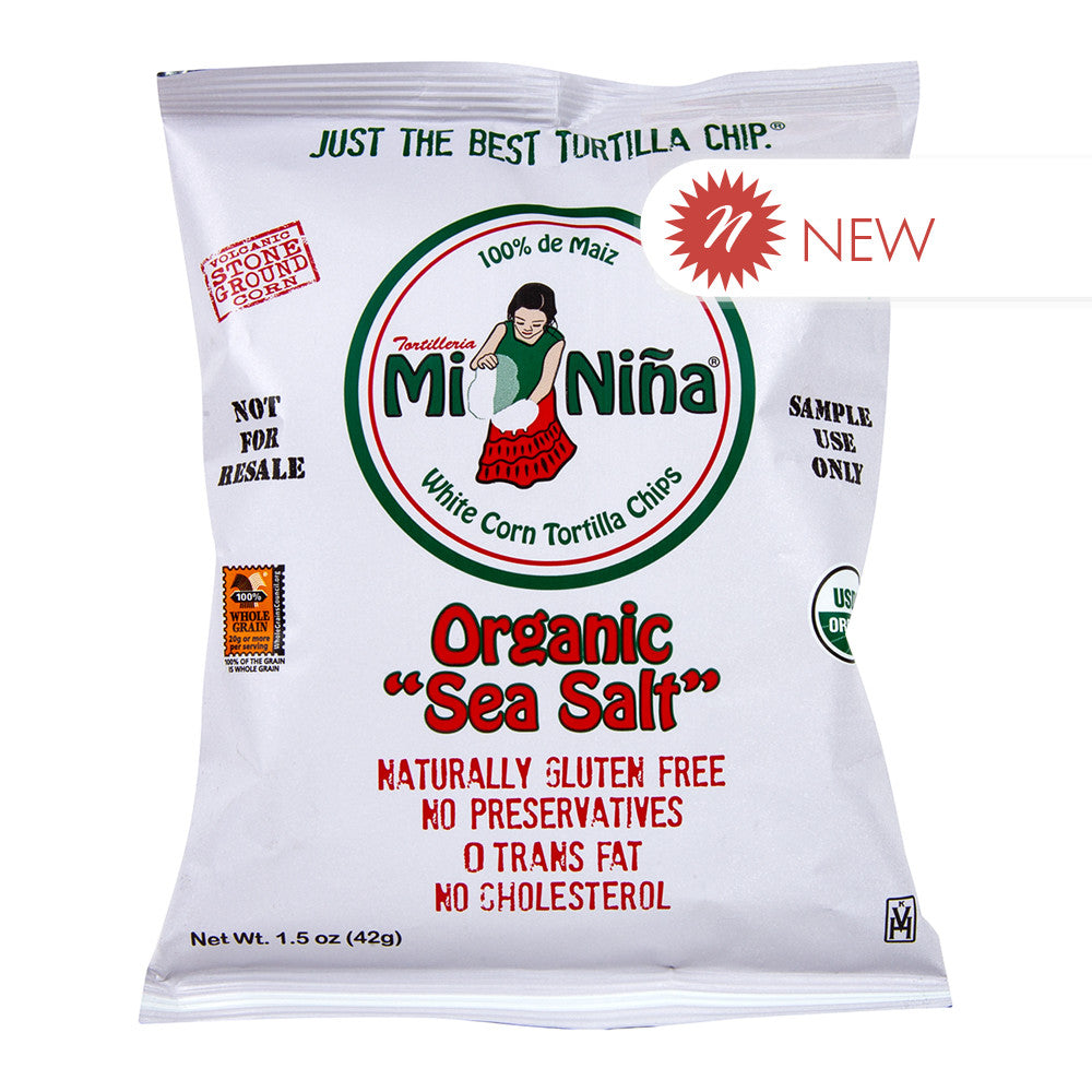 Wholesale Mini Nina - Sea Salt Tortilla Chips - 1.5 Oz-24ct Case Bulk