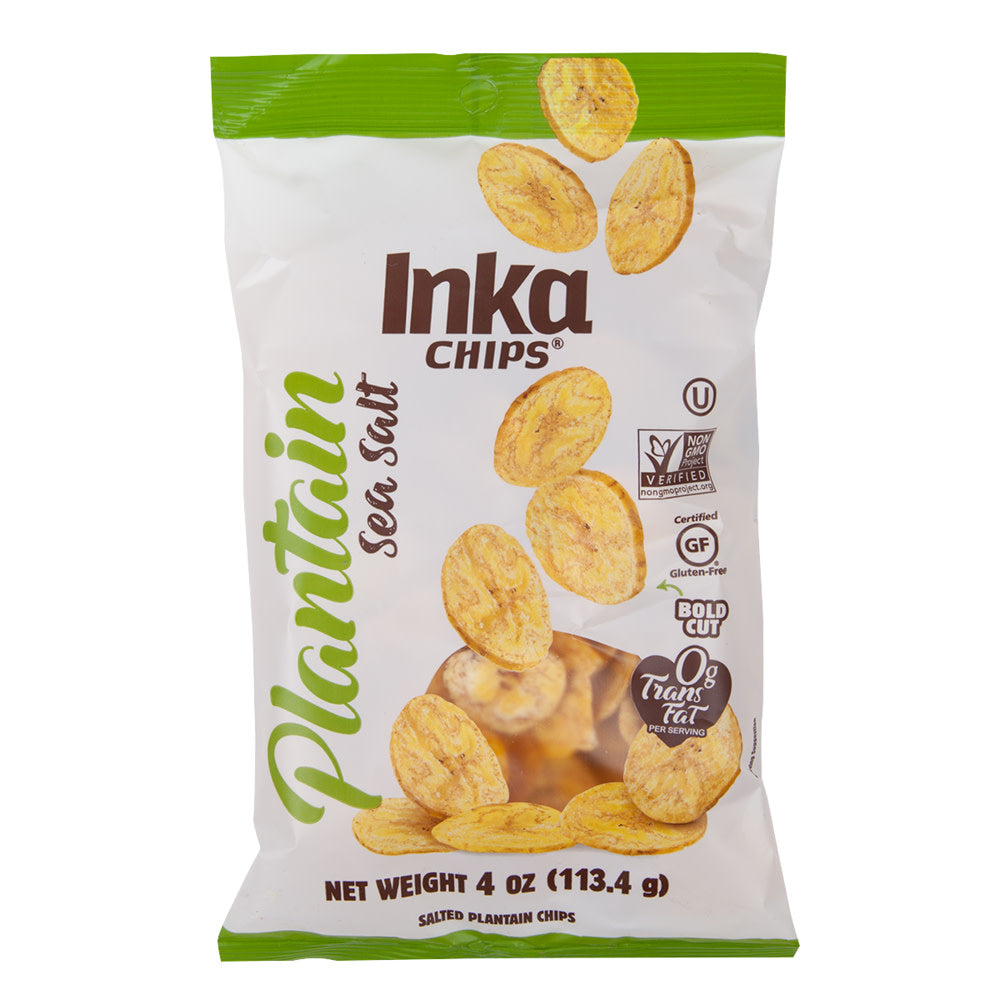 Wholesale Inka Original Plantain Chips 4 Oz Pouch- Bulk