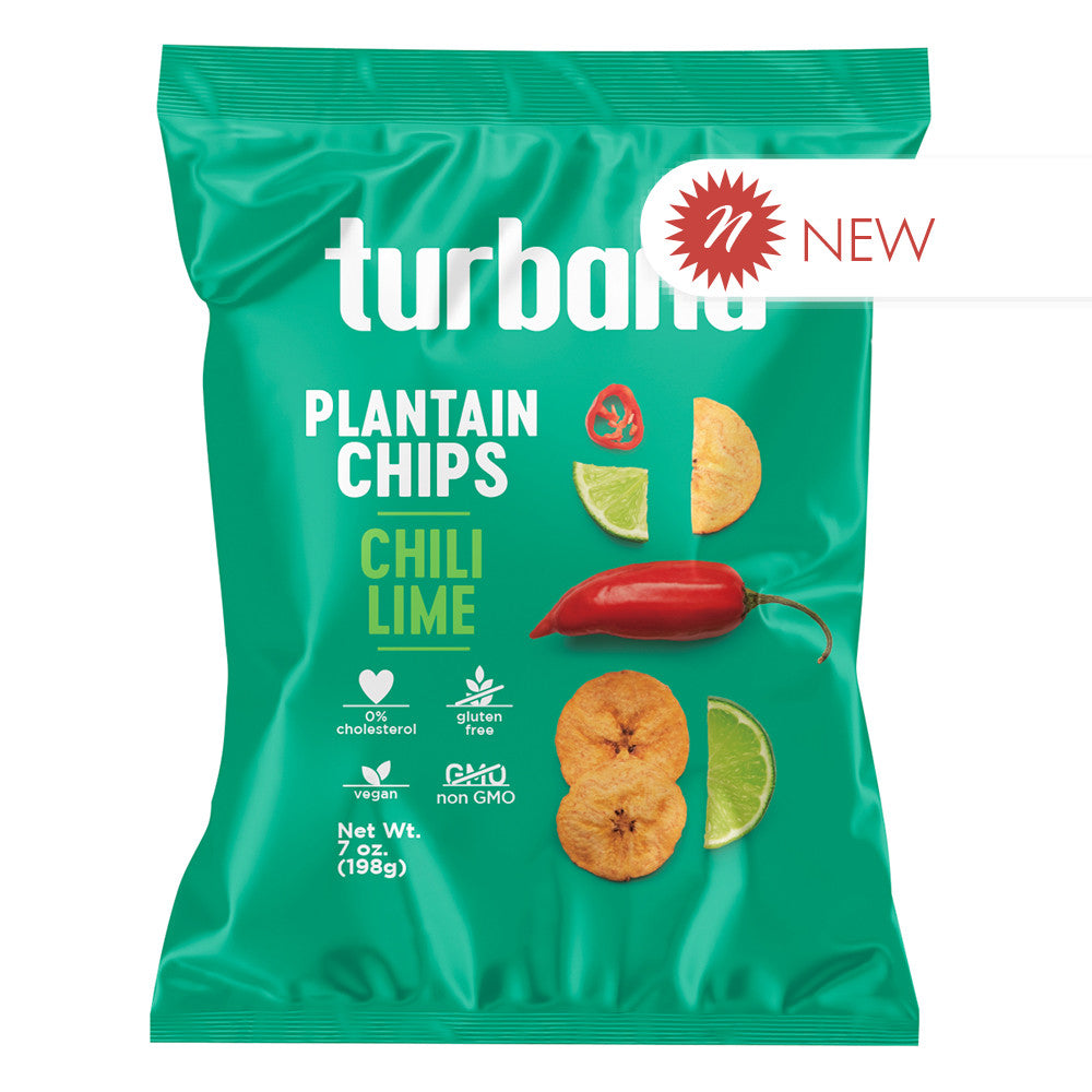 Wholesale Turbana Plaintain Chips Chili Lime 7 Oz Bag- Bulk