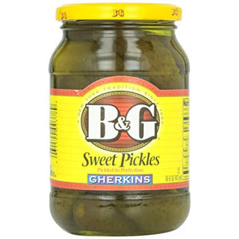 BG Foods Sweet Gherkins 1gal