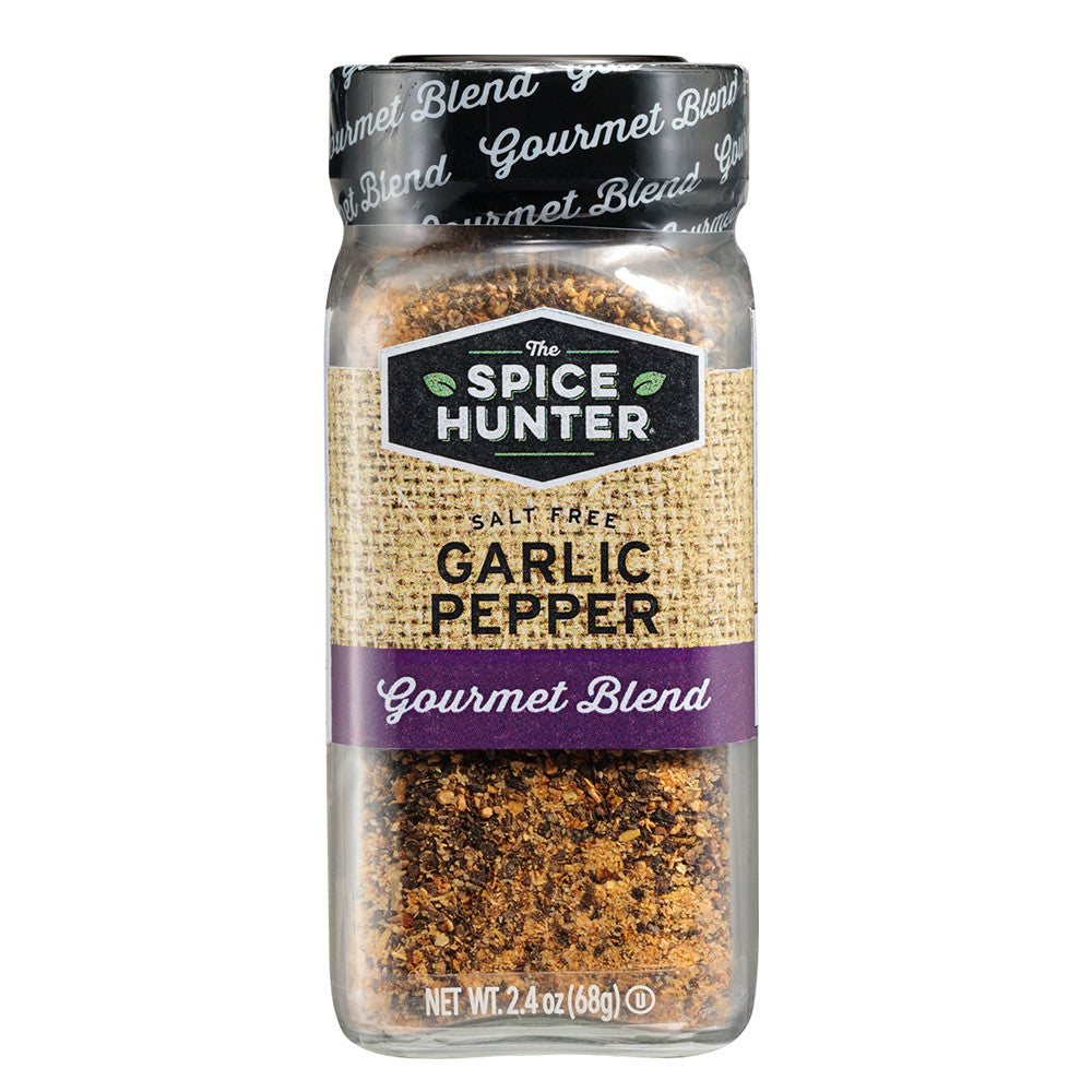 Wholesale Spice Hunter Salt Free Garlic Pepper 2.4 Oz- Bulk