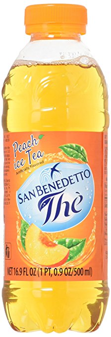 Wholesale San Benedetto Peach Tea 16.9 OZ-12ct Case Bulk