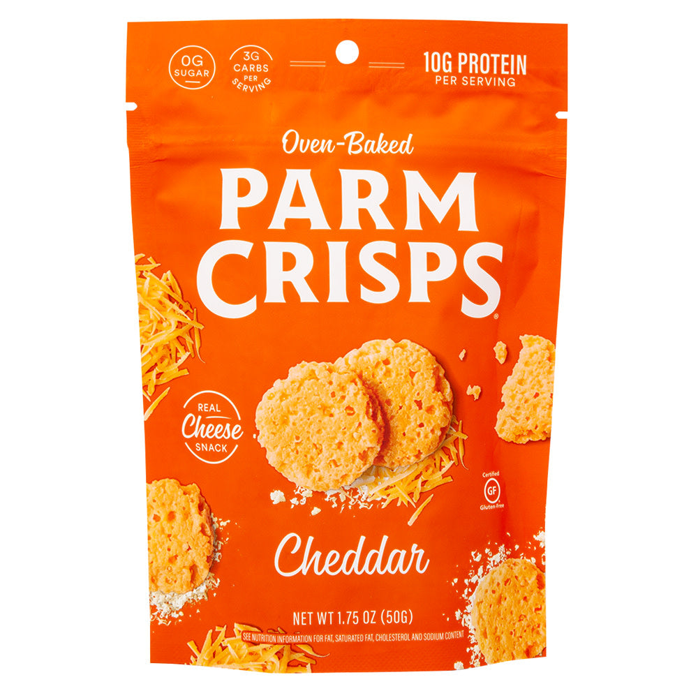 Wholesale Parm Crisps Cheddar 1.75 Oz Pouch- Bulk