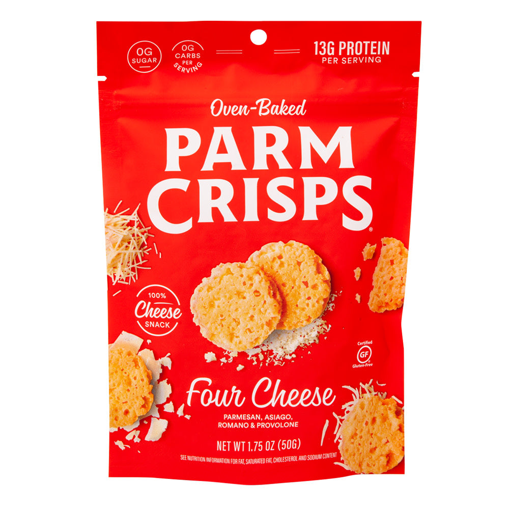 Wholesale Parm Crisps Four Cheese 1.75 Oz Pouch-12ct Case Bulk