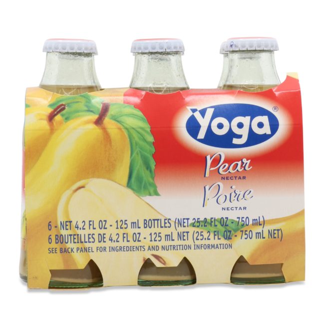 Wholesale Yoga Pear Nectar Juice 4.2 OZ-48ct Case Bulk