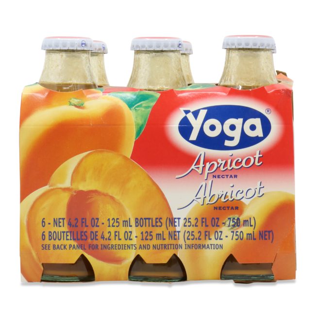 Wholesale Yoga Apricot Nectar Juice 4.2 OZ-48ct Case Bulk