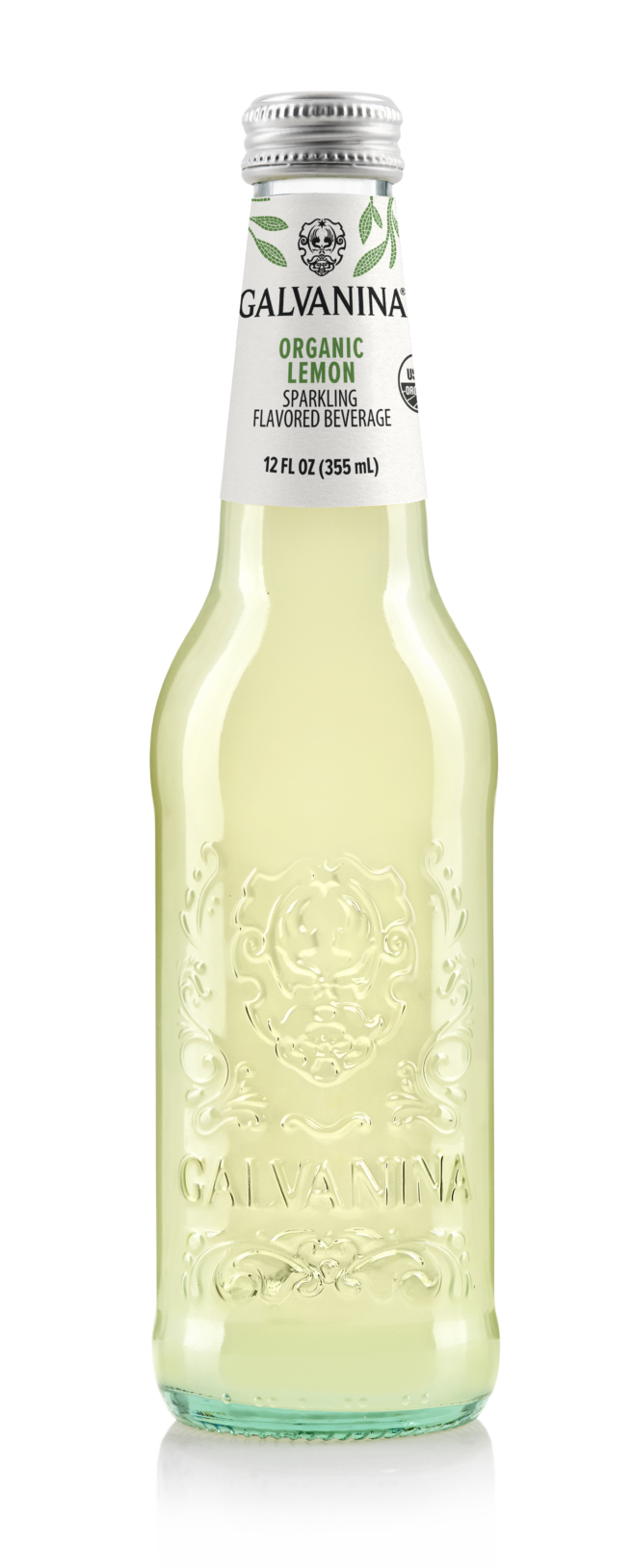 Wholesale Galvanina Organic Lemon Soda Soda 355 ML 12 oz- Bulk