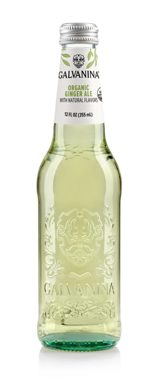 Wholesale Galvanina Organic Ginger Ale Soda 355 ML 12 oz- Bulk