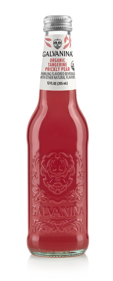 Wholesale Galvanina Organic Tangerine & Prickly Pear Soda Soda 355 ML 12 oz- Bulk