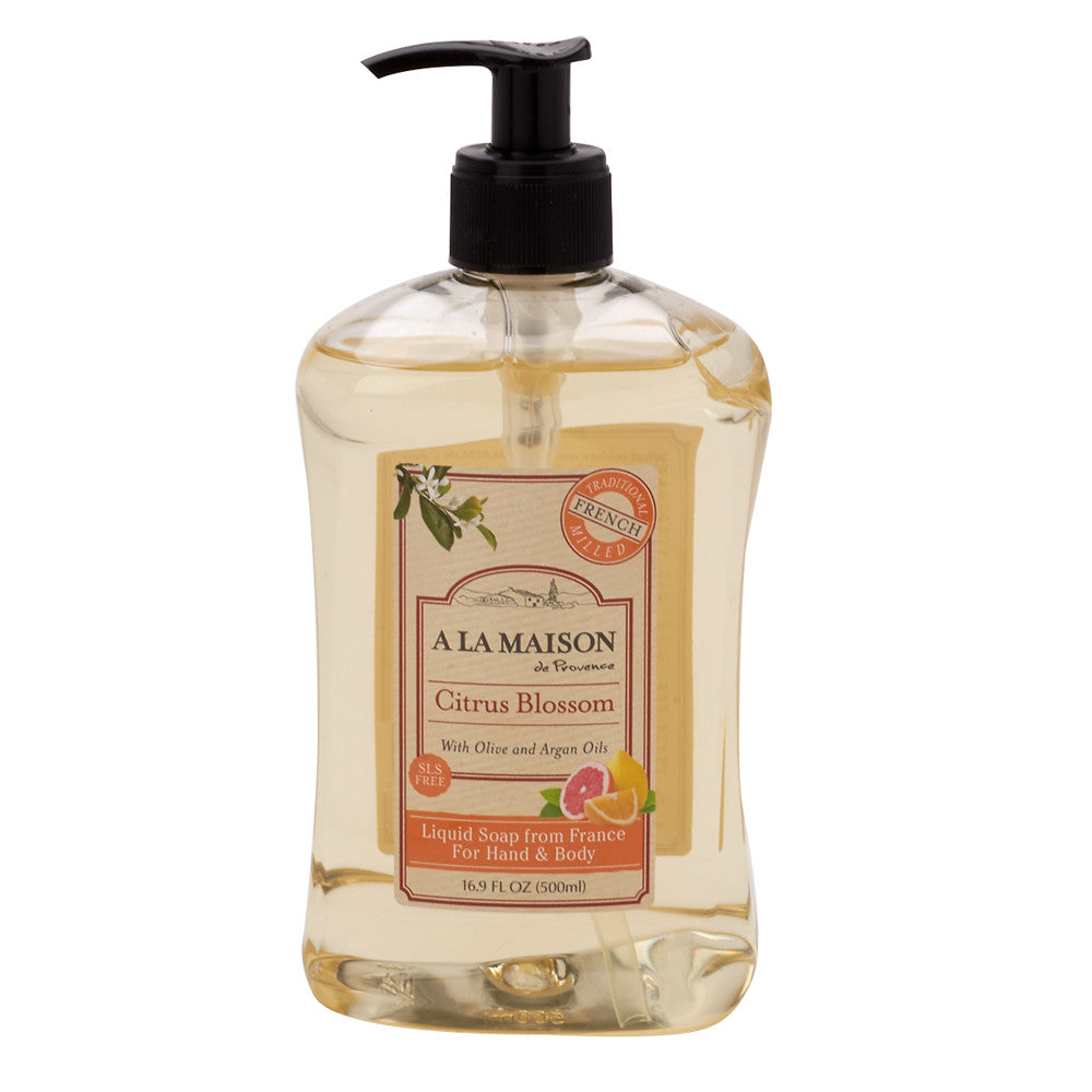 Wholesale A La Maison Citrus Blossom Liquid Soap 16.9 Oz Pump Bottle-6ct Case Bulk