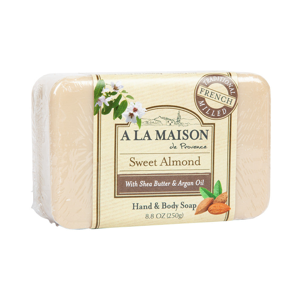 Wholesale A La Maison Sweet Almond Solid Soap 8.8 Oz Bar- Bulk