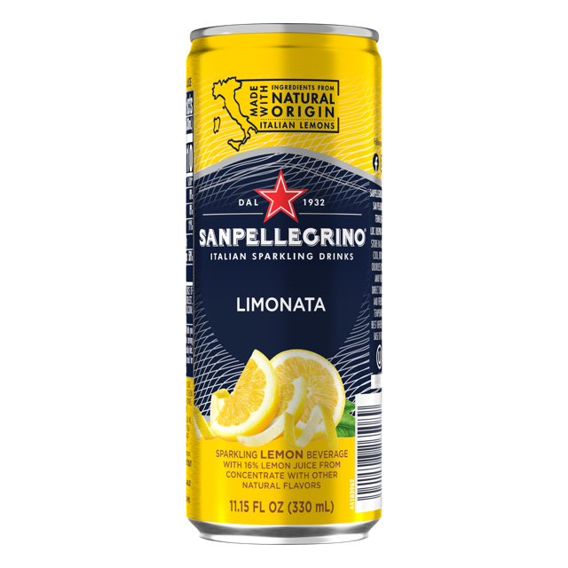 Wholesale San Pellegrino Lemon Soda 330 ML-24ct Case Bulk