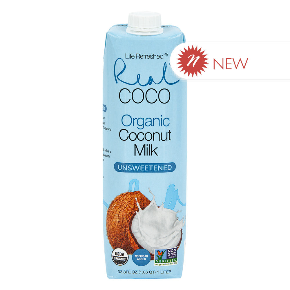 Wholesale Real Coco - Organic Coconut Milk - 33.8Oz- Bulk