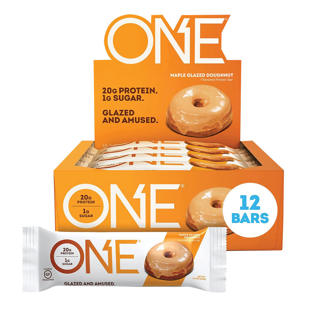 Wholesale One Maple Glazed Donut 2.12 Oz Bar- Bulk