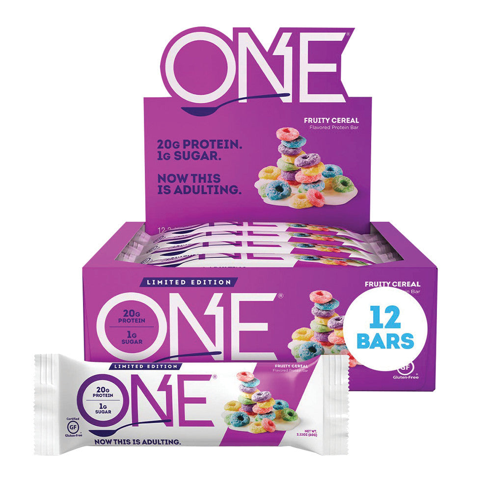 Wholesale One Fruity Cereal 2.12 Oz Bar- Bulk