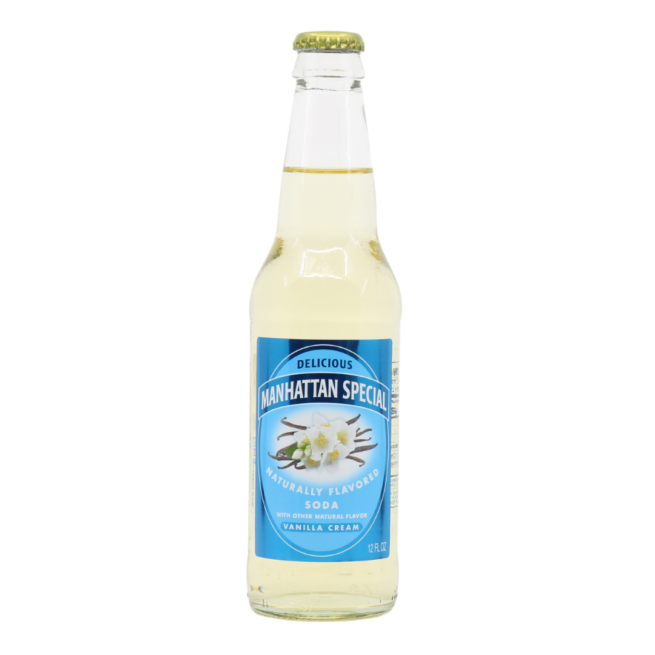 Wholesale Manhattan Special Vanilla Cream Soda 12 OZ-12ct Case Bulk