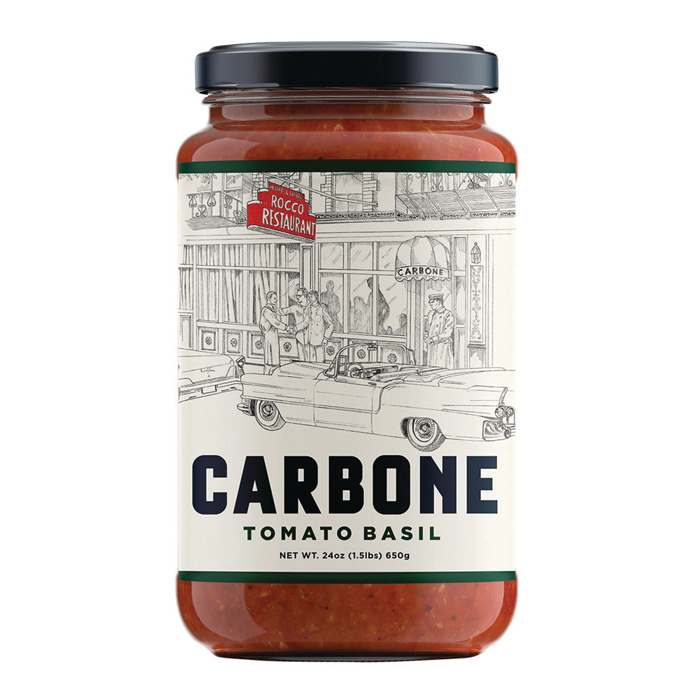 Wholesale Carbone Tomato Basil Pasta Sauce 24 Oz Jar-6ct Case Bulk