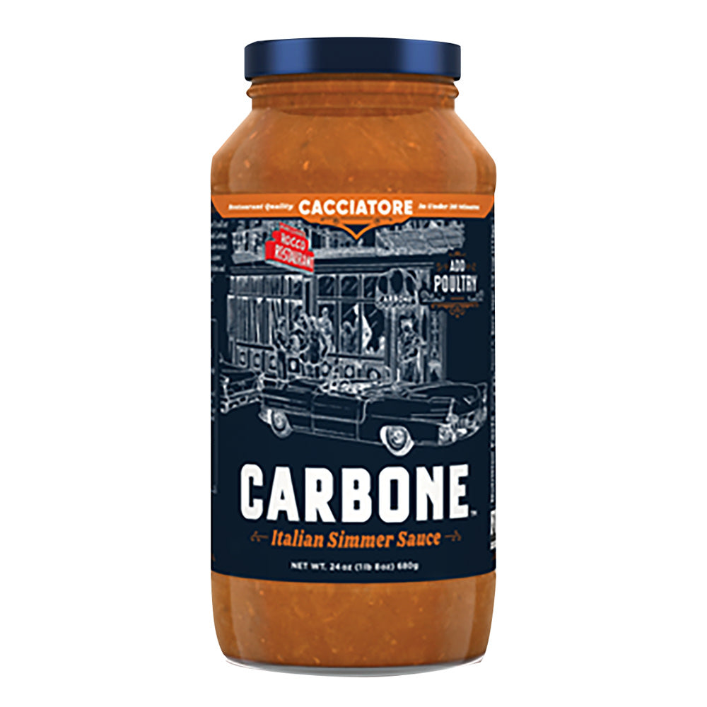 Wholesale Carbone - Italian Simmer Sauce - Cacciatore - 24Oz- Bulk