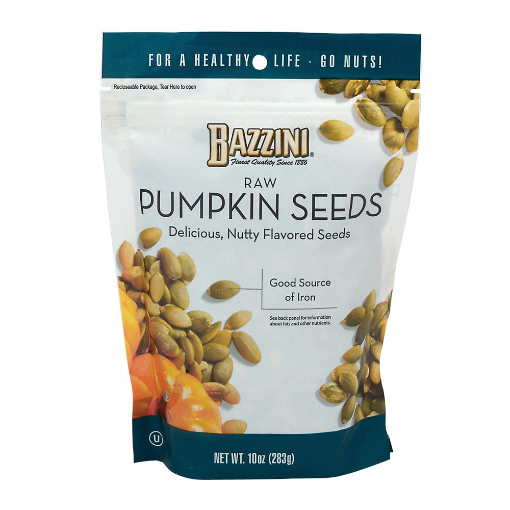 Wholesale Bazzini Raw Pumpkin Seeds 10 Oz Pouch- Bulk