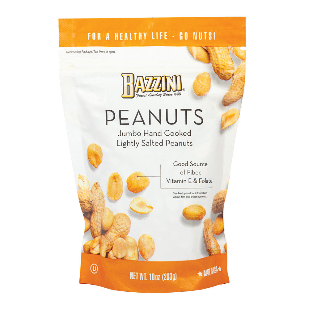 Wholesale Bazzini Salted Peanuts 10 Oz Peg Bag-8ct Case Bulk