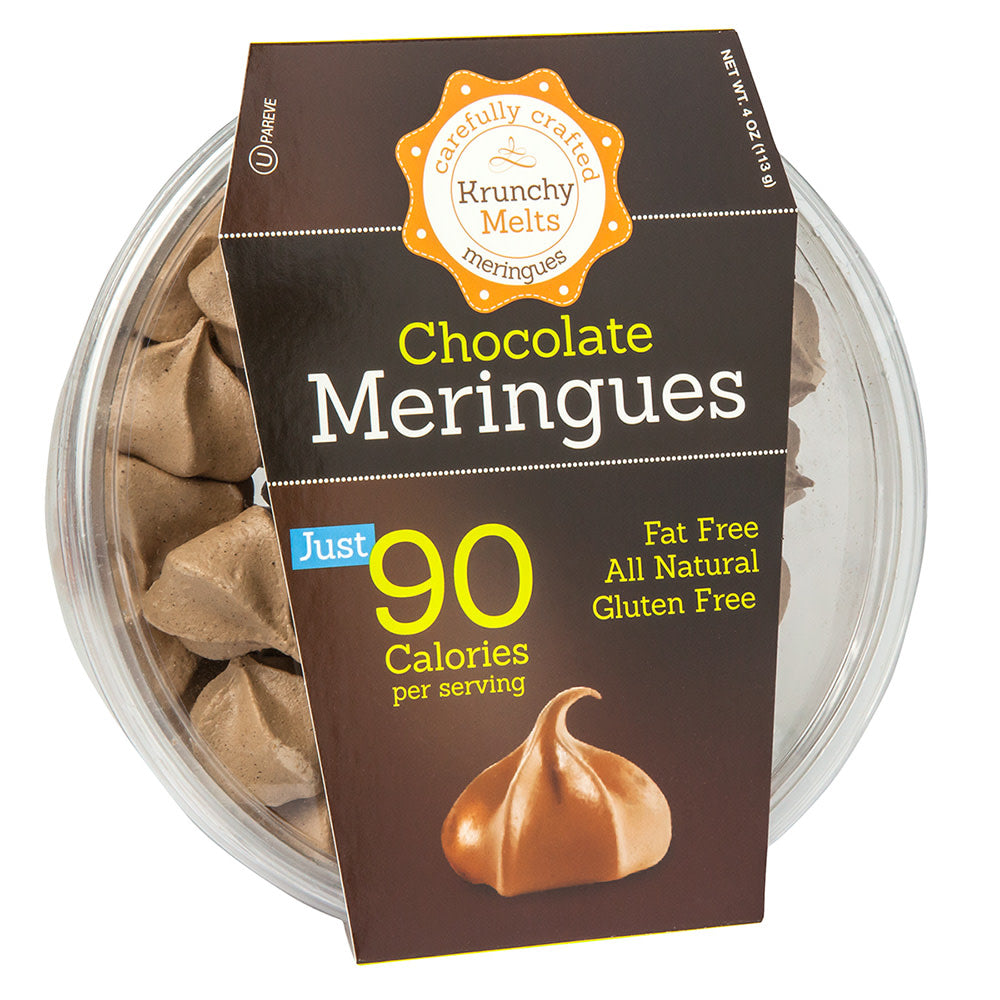 Wholesale Krunchy Melts Chocolate Meringues 4 Oz Tub-12ct Case Bulk