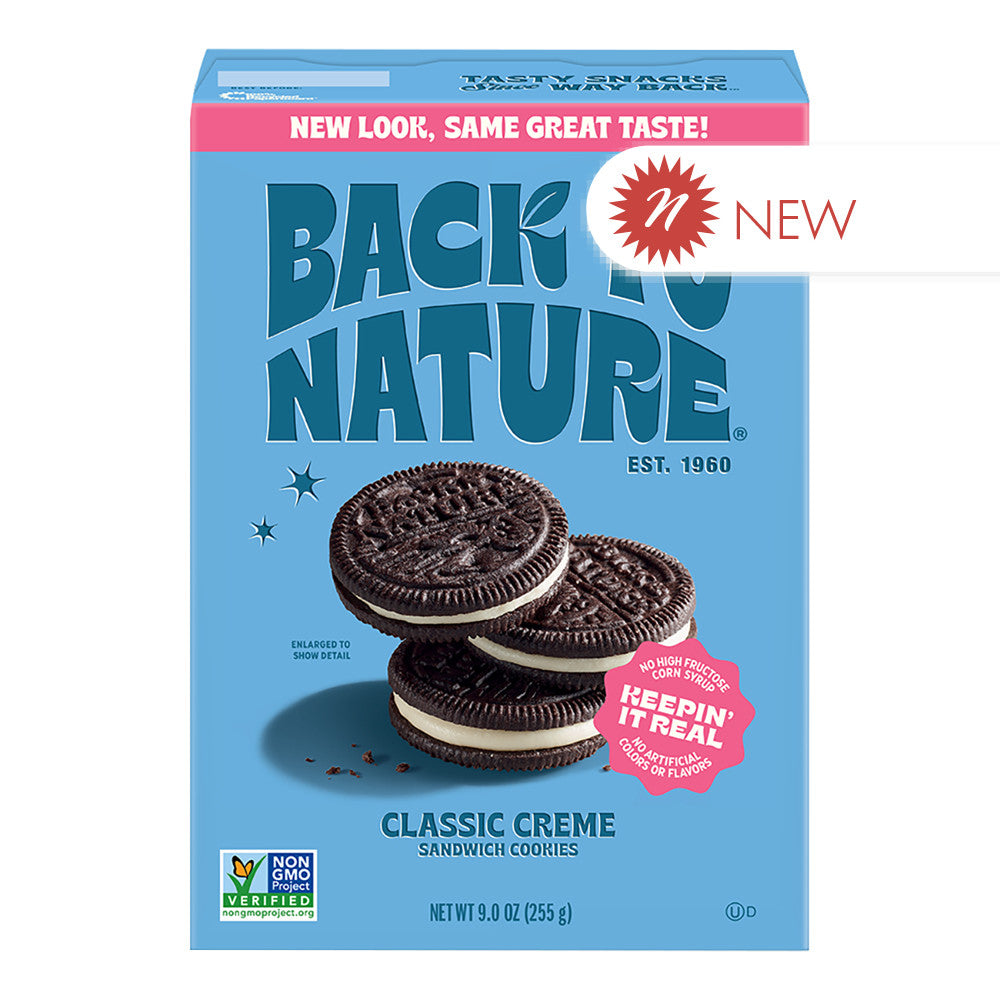 Wholesale Back To Nature - Classic Cream Sandwich Cookies - 9Oz- Bulk