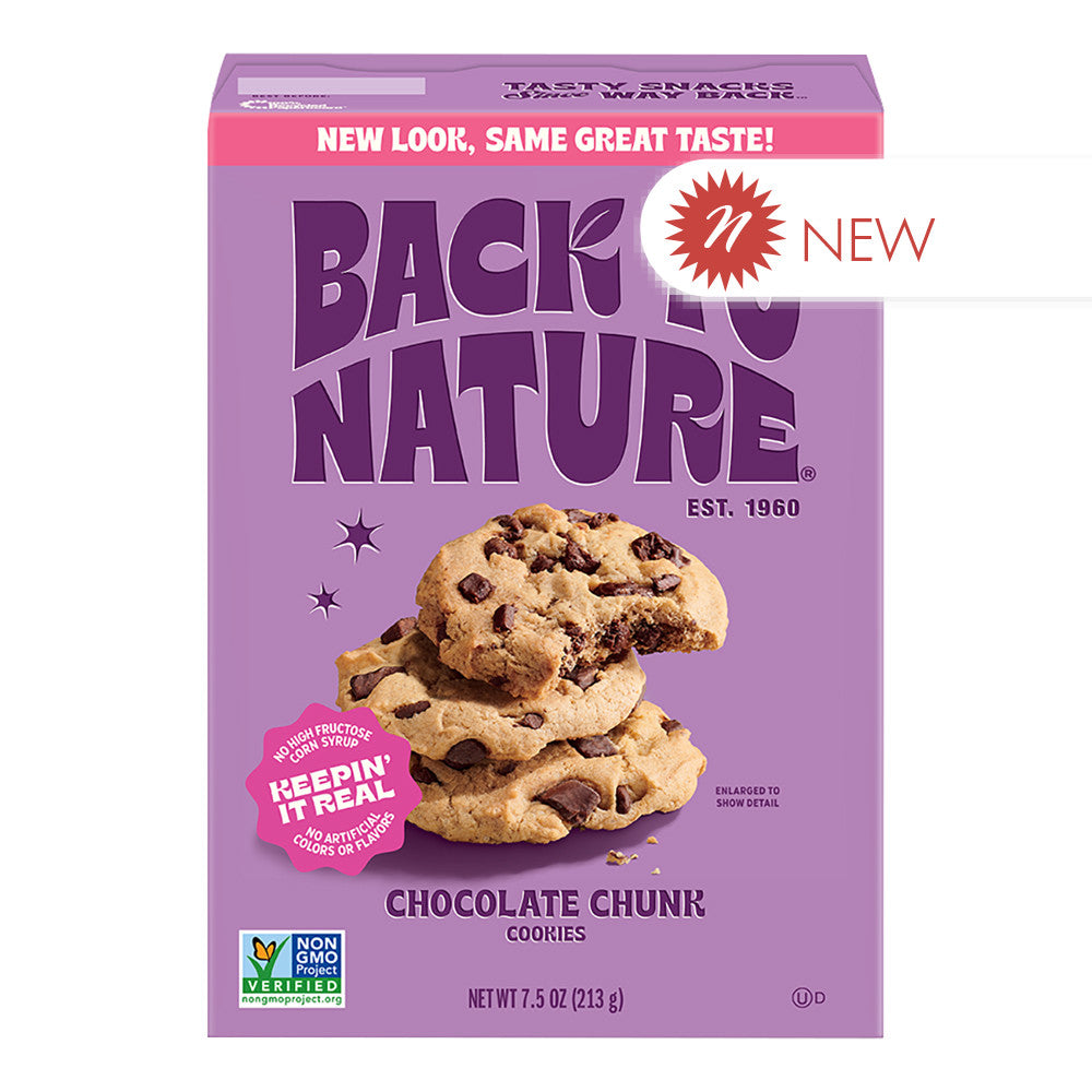 Wholesale Back To Nature - Chocolate Chunk Cookies - 7.5Oz- Bulk