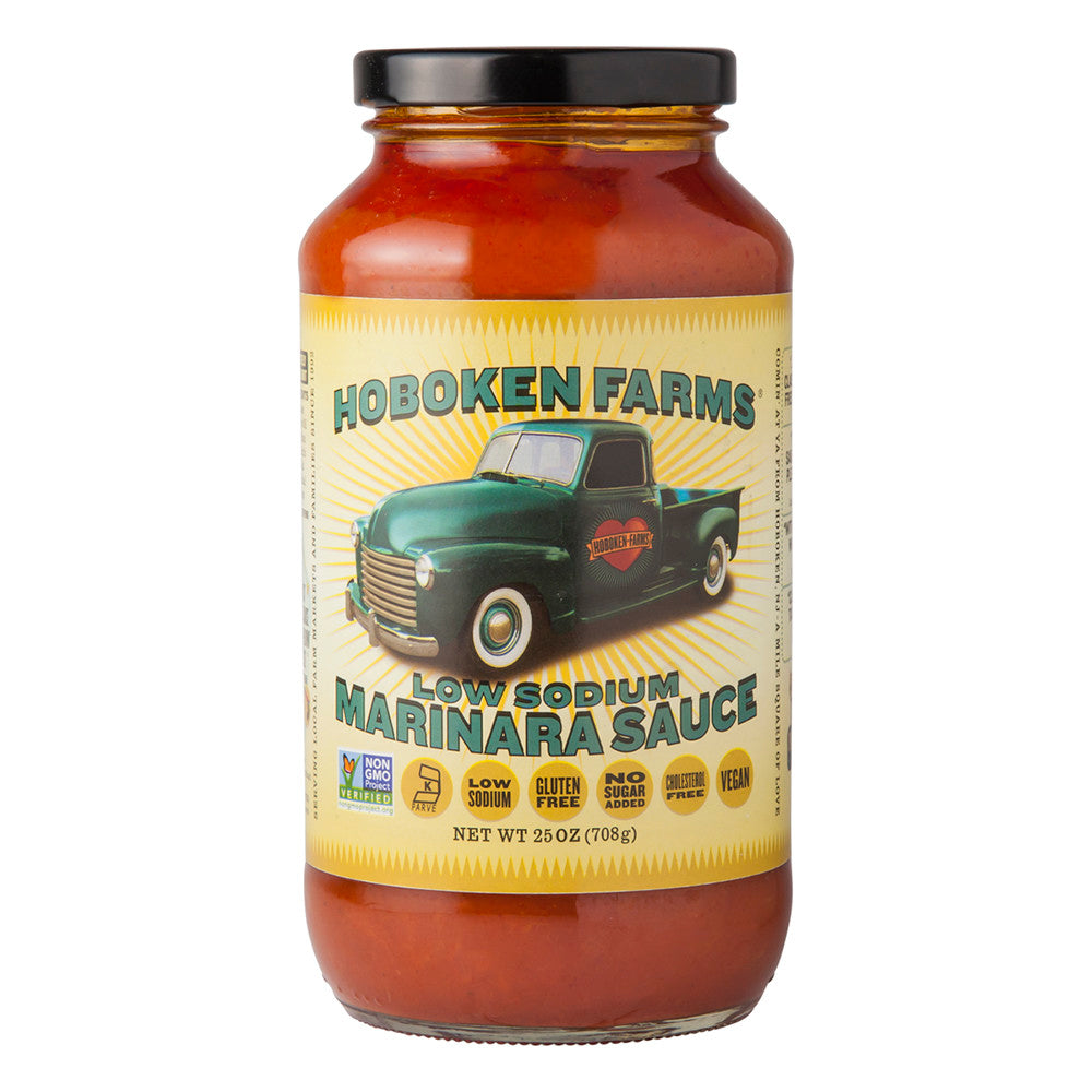 Wholesale Hoboken Farms Low Sodium Marinara Sauce 25 Oz Jar-6ct Case Bulk