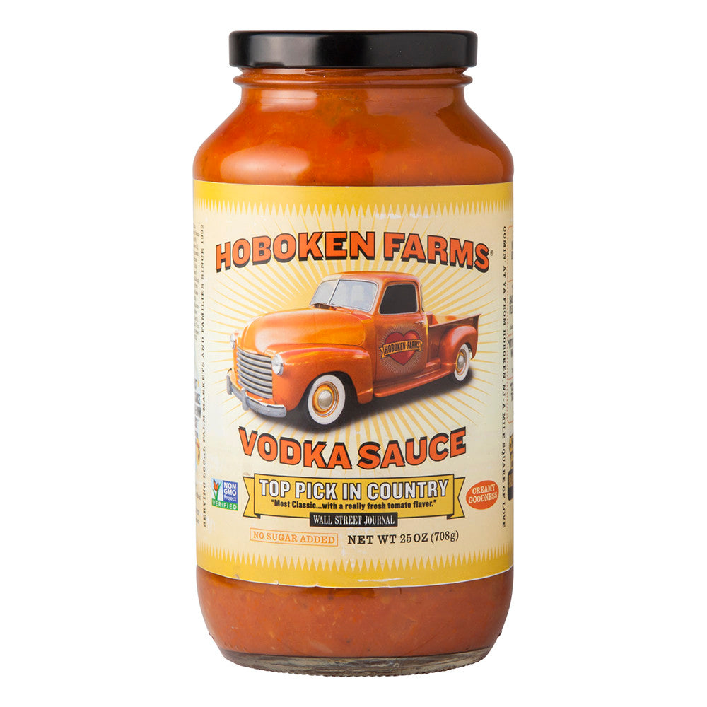 Wholesale Hoboken Farms Vodka Sauce 25 Oz Jar-6ct Case Bulk