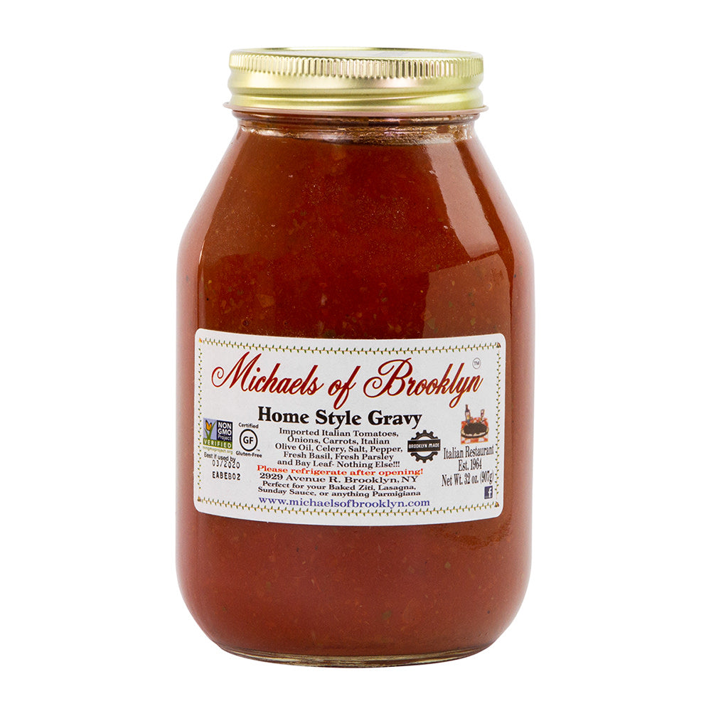 Wholesale Michaels Of Brooklyn Home Style Gravy Sauce 32 Oz Jar- Bulk
