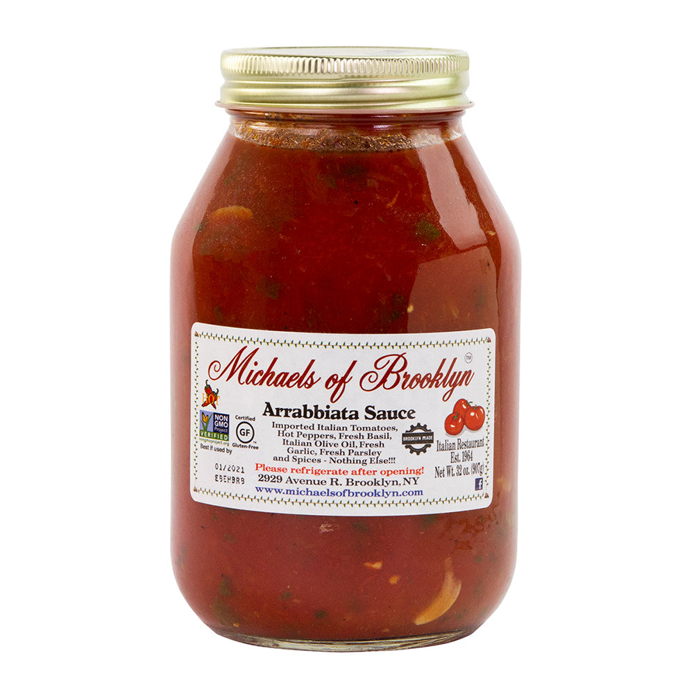 Wholesale Michaels Of Brooklyn Arrabbiata Sauce 32 Oz Jar- Bulk