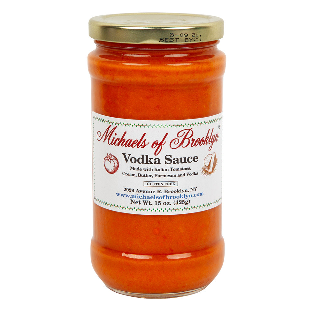 Wholesale Michaels Of Brooklyn Vodka Sauce 15 Oz Jar-6ct Case Bulk