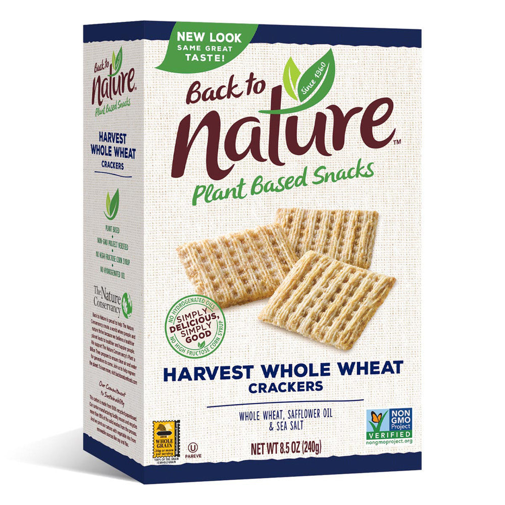 Back To Nature Multigrain Flax Seed Crackers 5.5 Oz Box