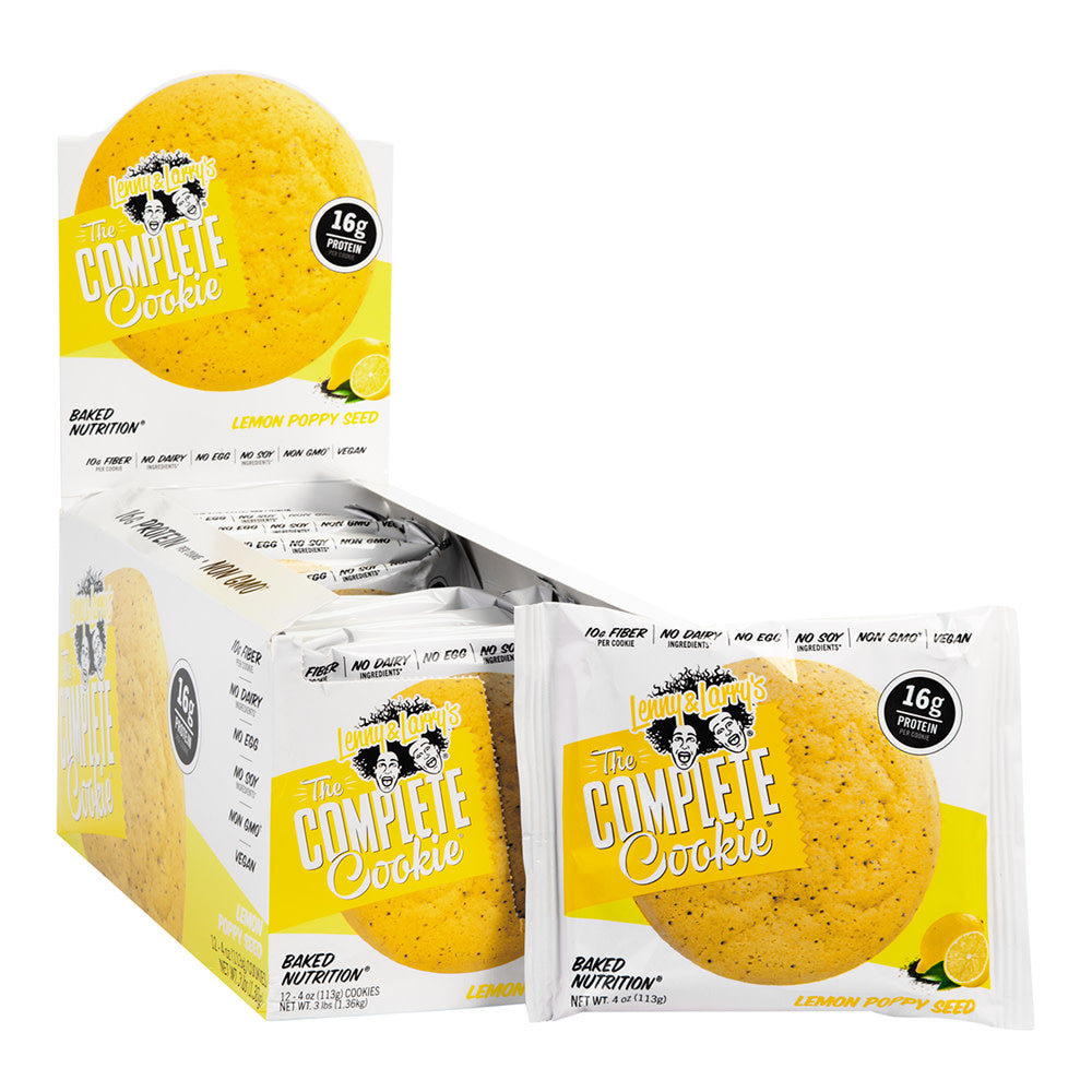Wholesale Lenny & Larry'S Lemon Poppy Seed Cookie 4 Oz- Bulk