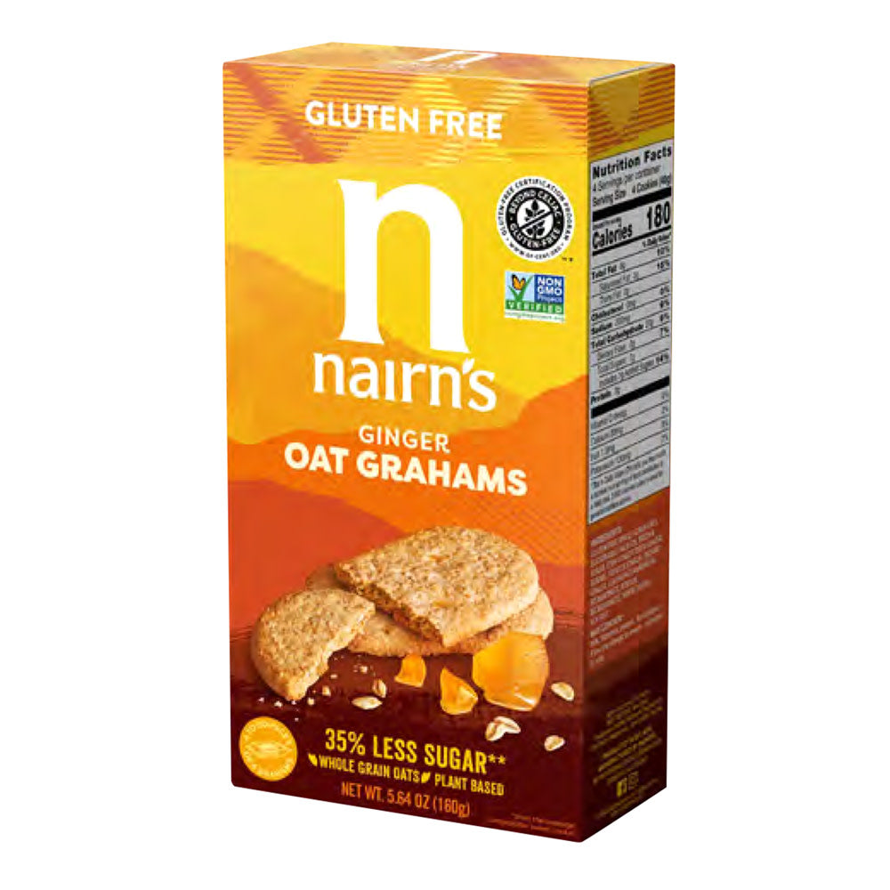 Wholesale Nairn'S Stem Ginger Gluten Free Oat Grahams 5.64 Oz Box-6ct Case Bulk