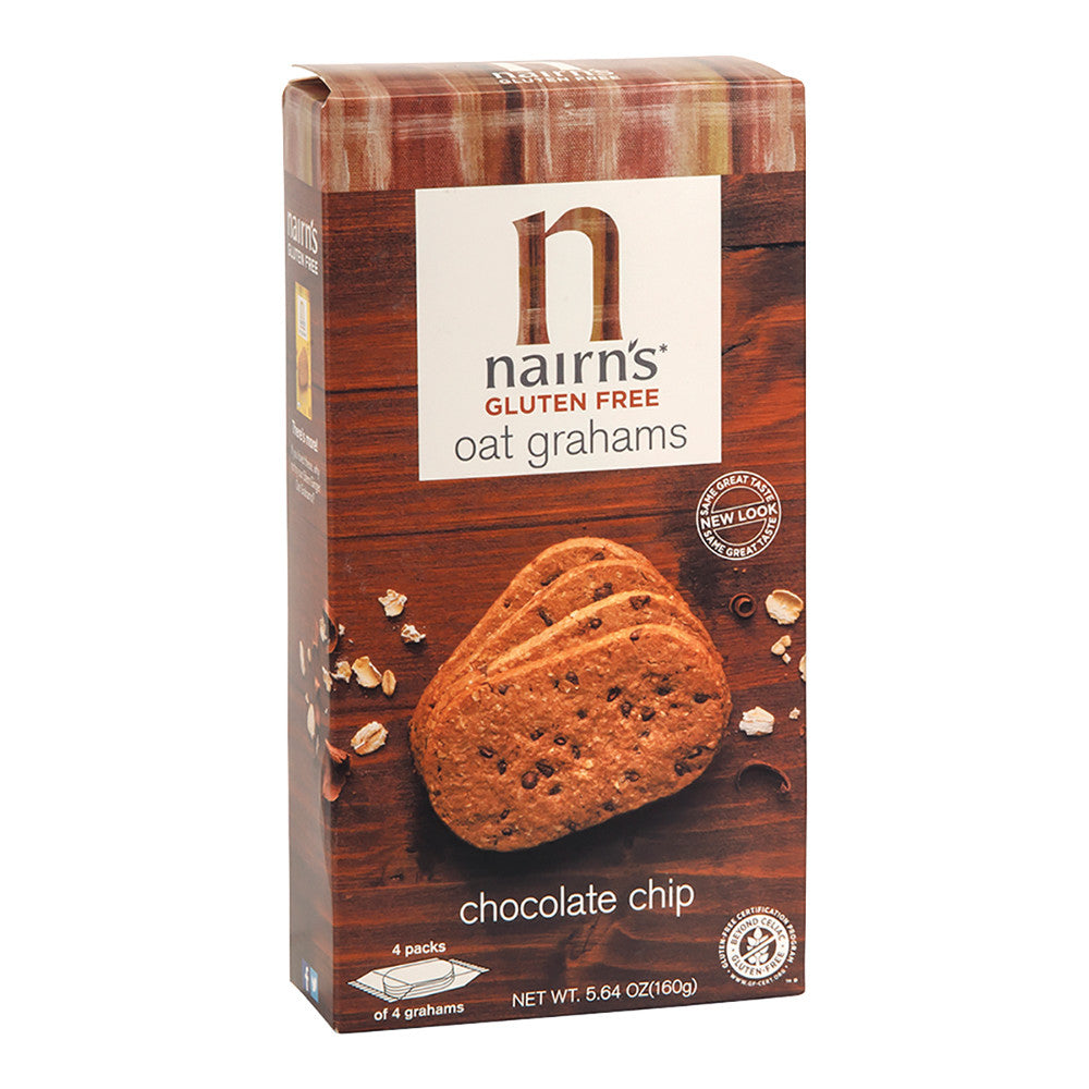 Wholesale Nairn'S Chocolate Chip Gluten Free Oat Grahams 5.64 Oz Box-6ct Case Bulk