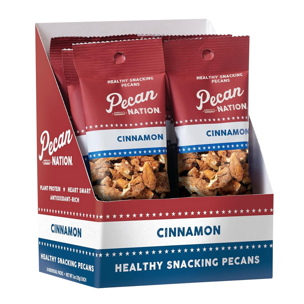 Wholesale Pecan Nation - Cinnamon Pecans - 1Oz- Bulk