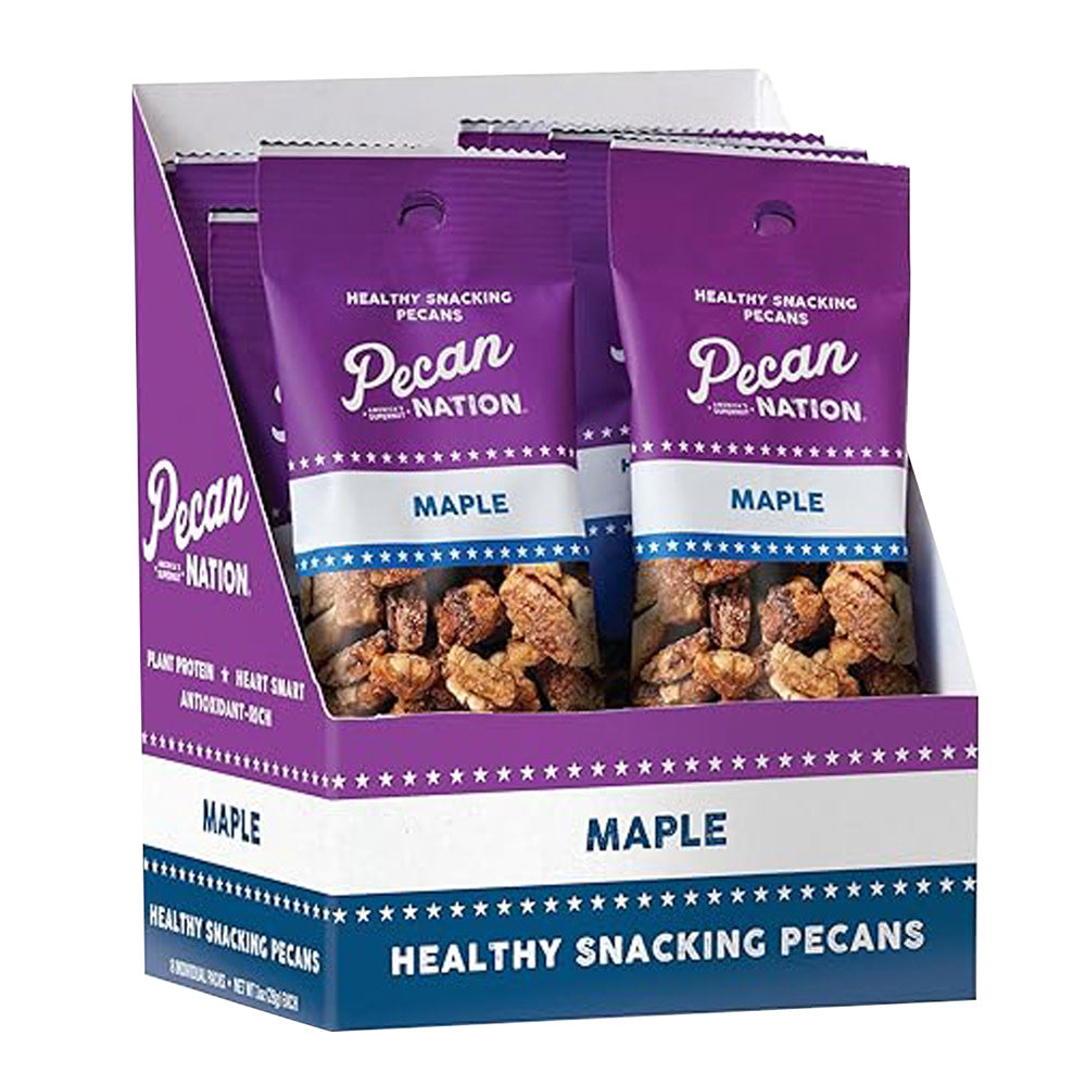 Wholesale Pecan Nation - Maple Pecans 1Oz- Bulk