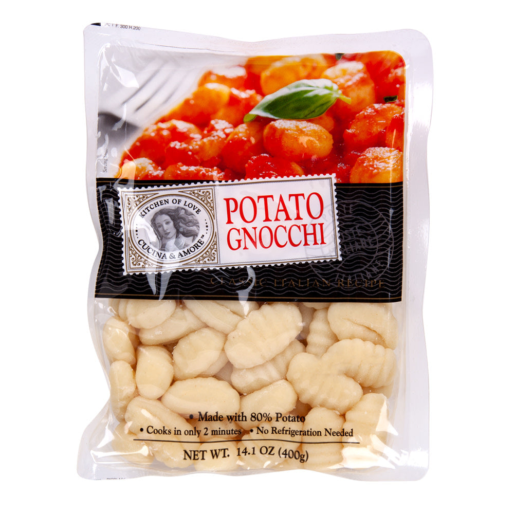 Wholesale Cucina & Amore 80% Potato Gnocchi 14.1 Oz Bag-10ct Case Bulk