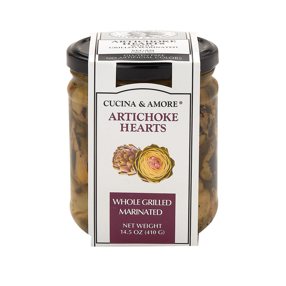 Wholesale Cucina & Amore Whole Grilled Artichoke Hearts 14.5 Oz Jar-6ct Case Bulk