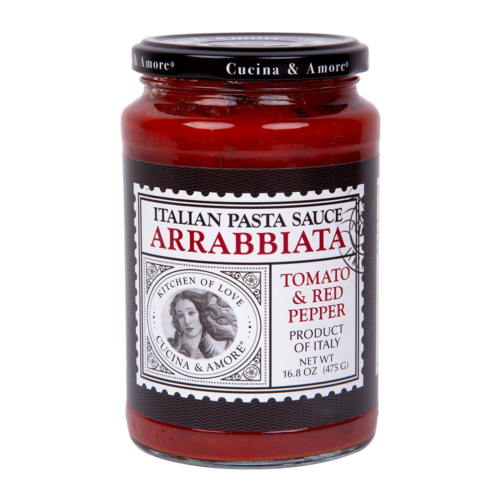 Wholesale Cucina & Amore Arrabbiata Sauce 16.8 Oz Jar- Bulk