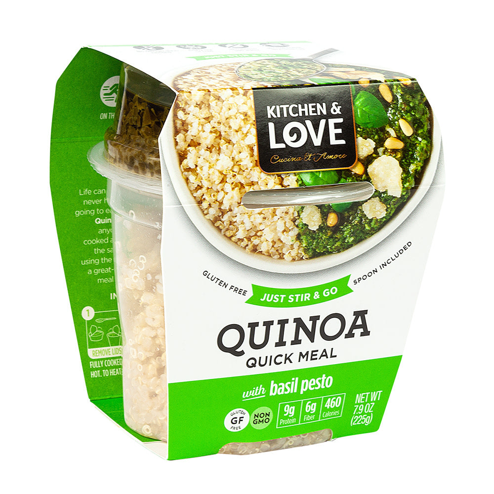 Wholesale Kitchen & Love Ready To Eat Quinoa Basil Pesto 7.9 Oz-6ct Case Bulk