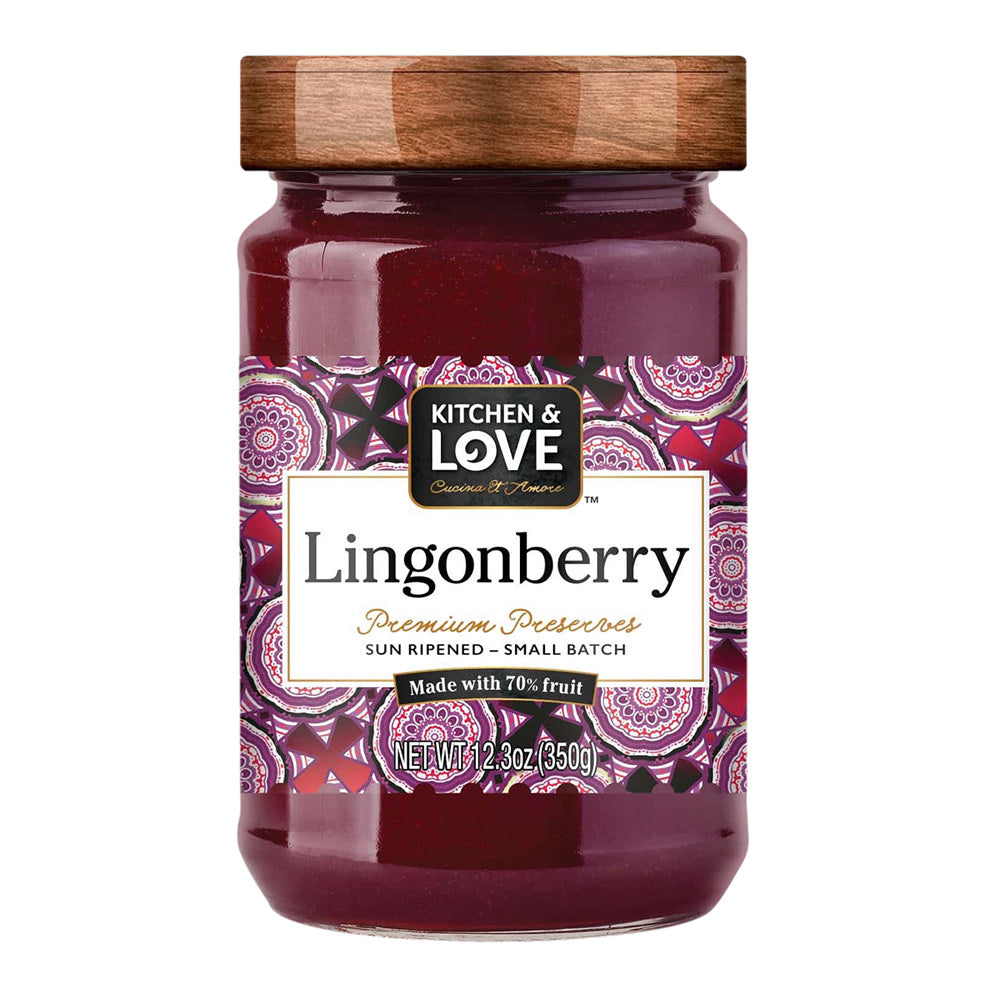 Wholesale Kitchen & Love Lingonberry Preserves 12.3 Oz Jar- Bulk