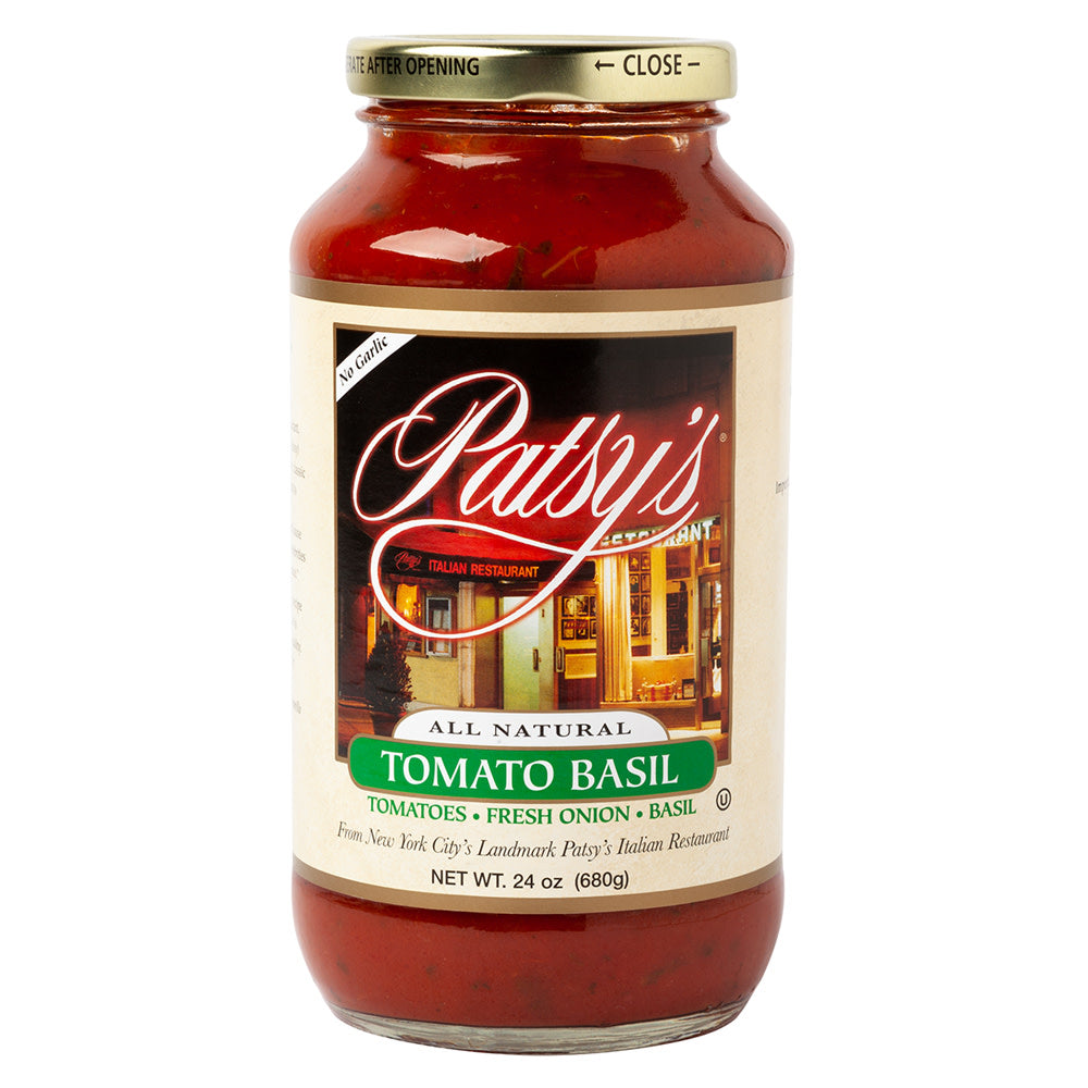 Wholesale Patsy'S Tomato Basil Sauce 24 Oz Jar-6ct Case Bulk