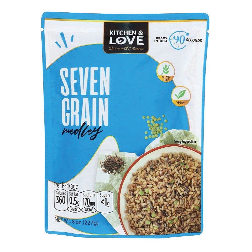 Wholesale Kitchen & Love Seven Grain Medley 8 Oz Pouch- Bulk