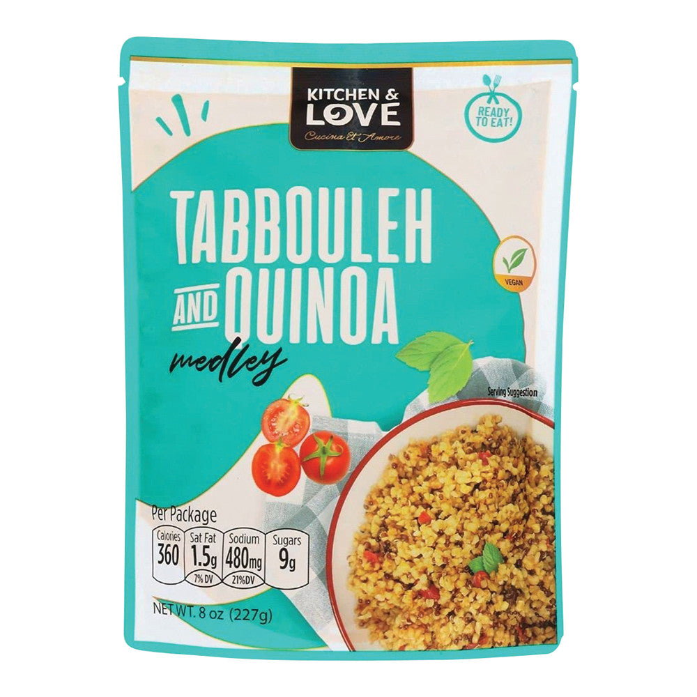 Wholesale Kitchen & Love Tabbouleh & Quinoa 8 Oz Pouch-6ct Case Bulk