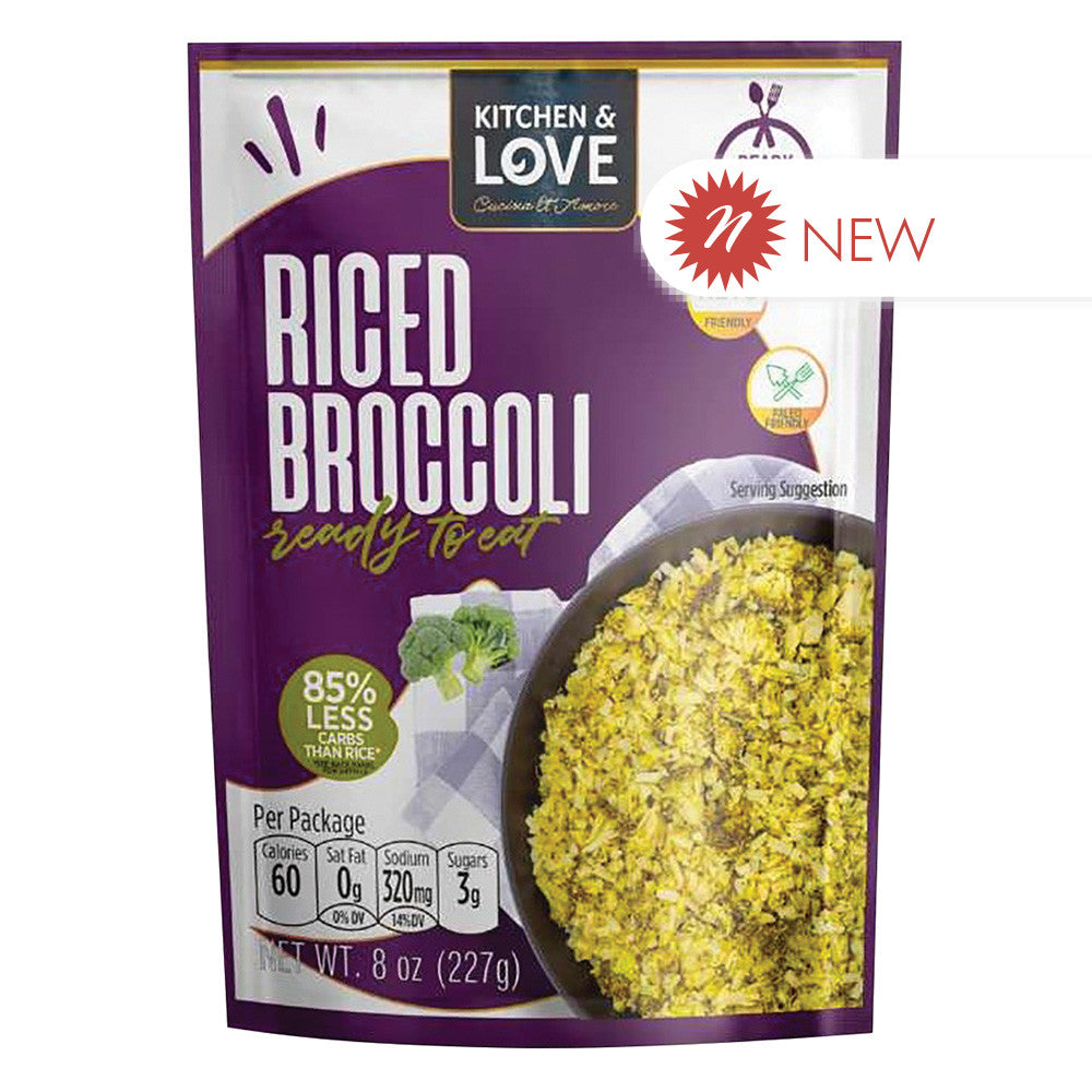 Wholesale Kitchen & Love - Rth Rice Broccoli - 8Oz- Bulk